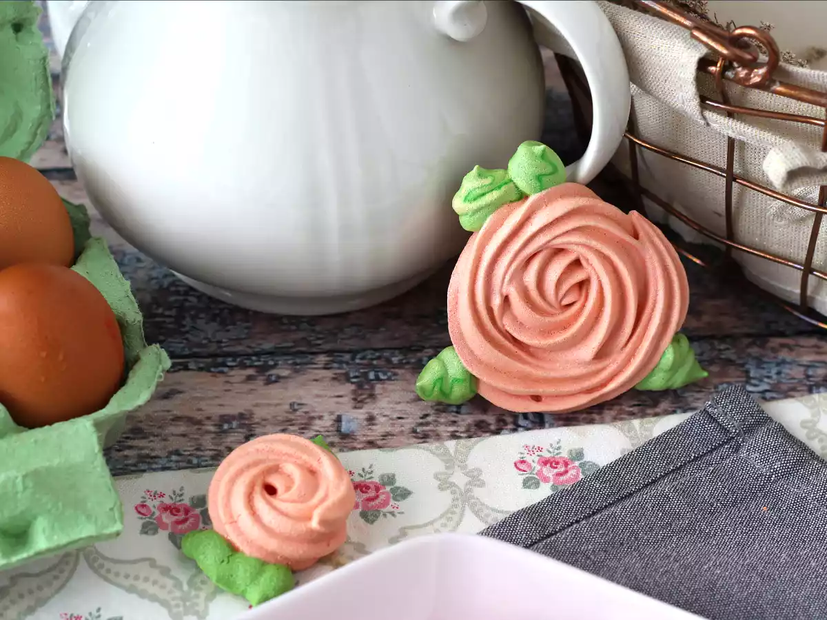 Rosas de merengue, una receta sofisticada y deliciosa - foto 4