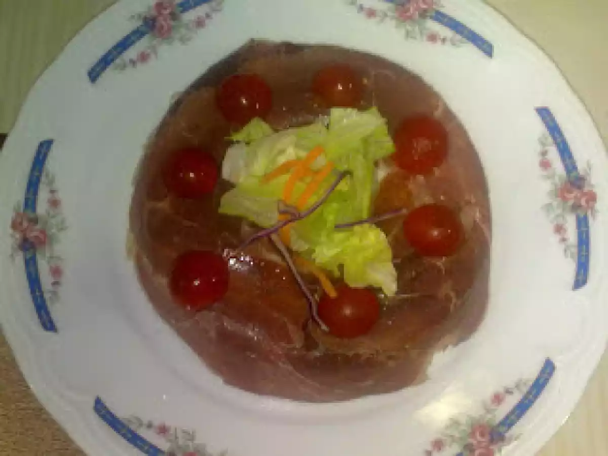 ROSCA DE ARROZ CON JAMÓN SERRANO Y QUESO