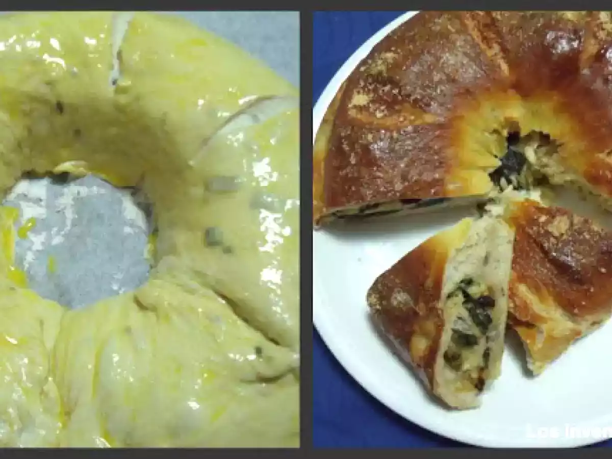 Rosca de espinacas y queso manchego - foto 3