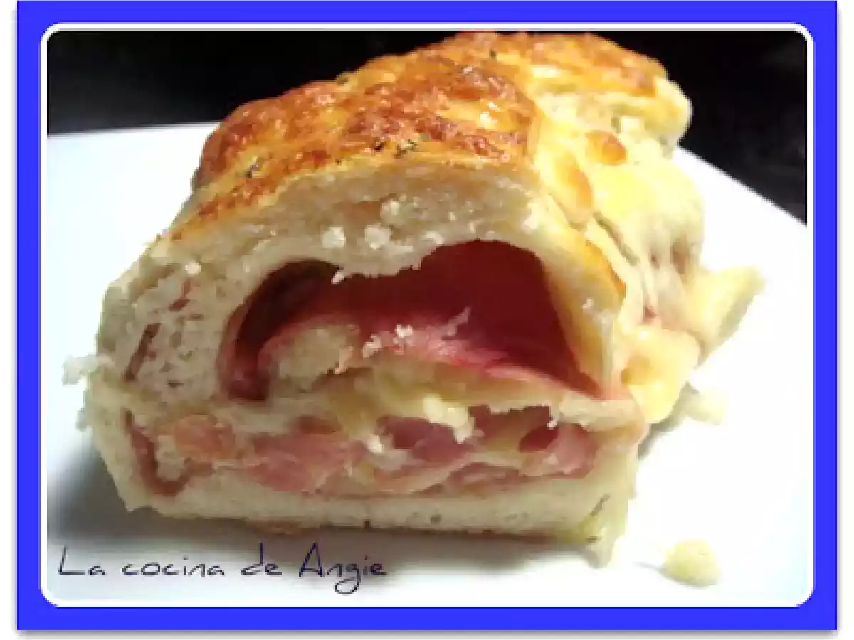 ROSCA DE JAMÓN SERRANO Y QUESO - foto 2