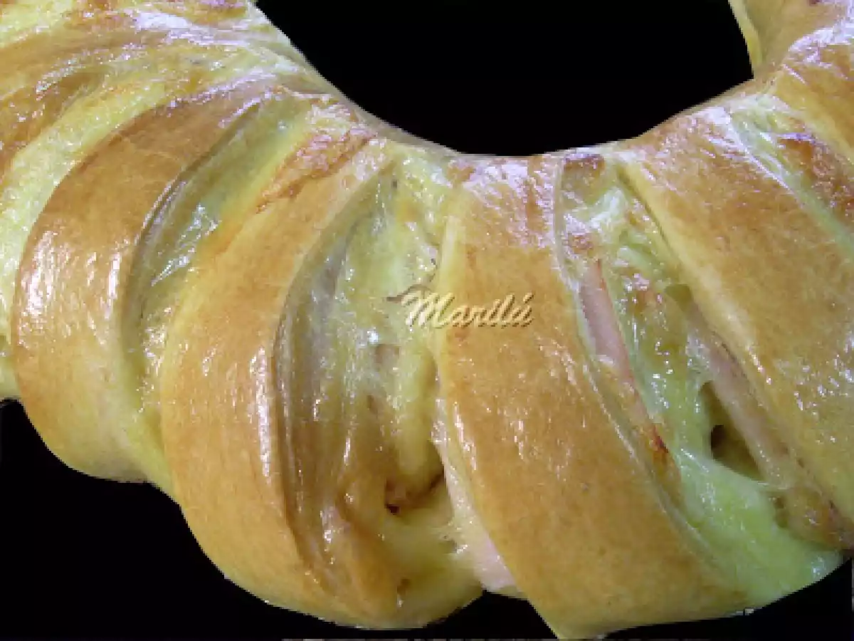 ROSCA DE JAMÓN Y QUESO. - foto 2