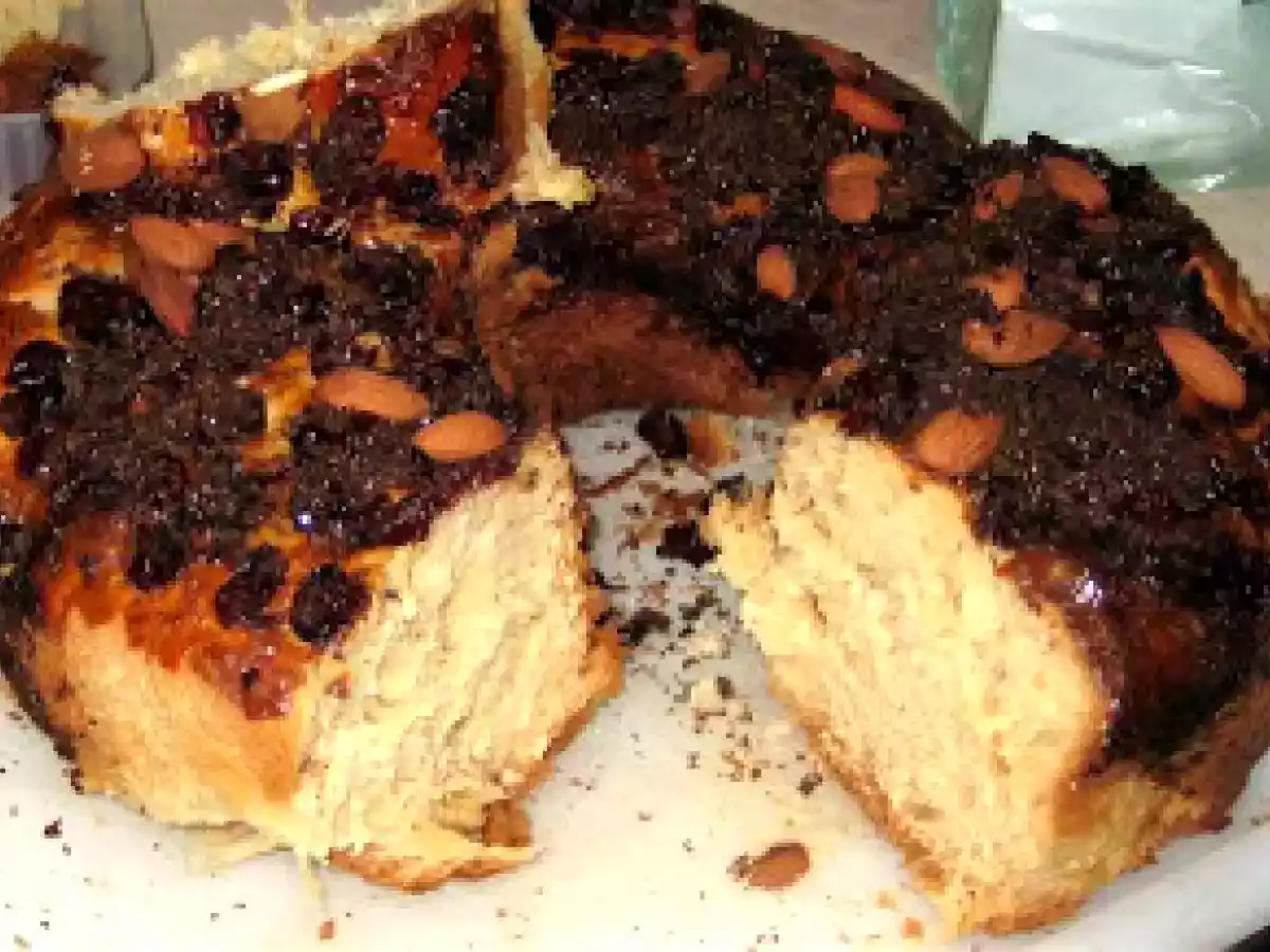 Rosca de reyes en panificadora