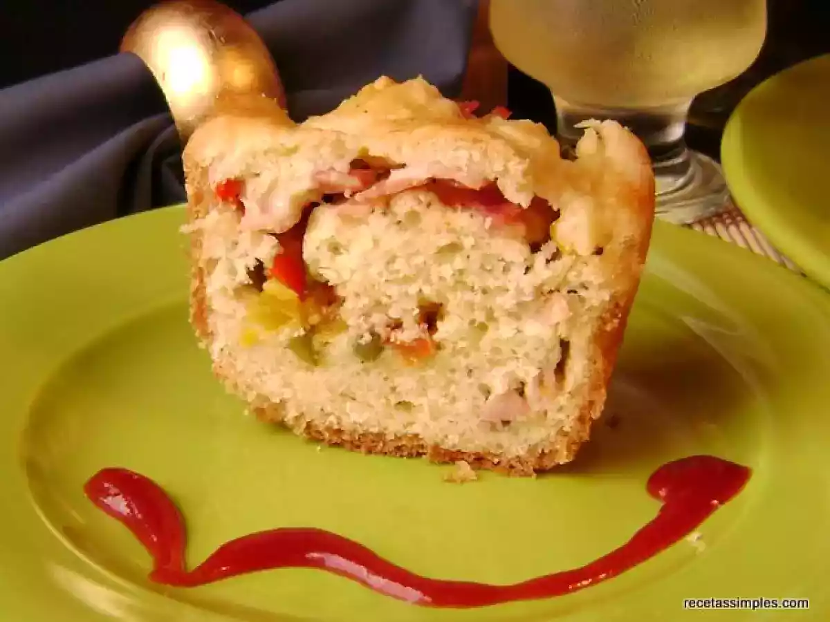 Rosca rellena de verduras
