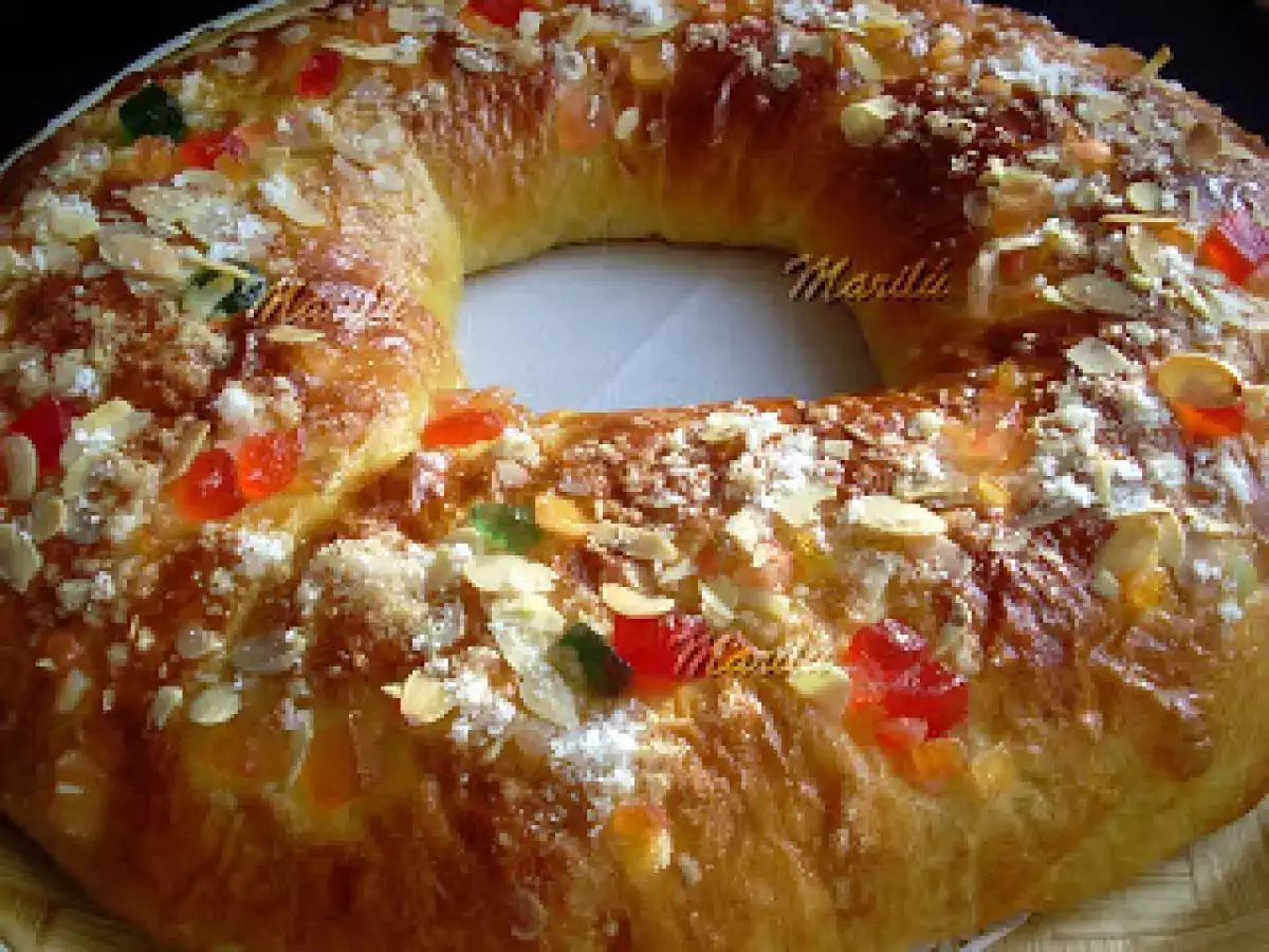 Roscón de reyes con fruta escarchada - foto 5