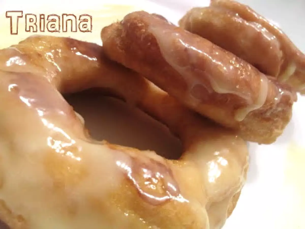 Rosquillas bañadas de chocolate blanco - foto 2