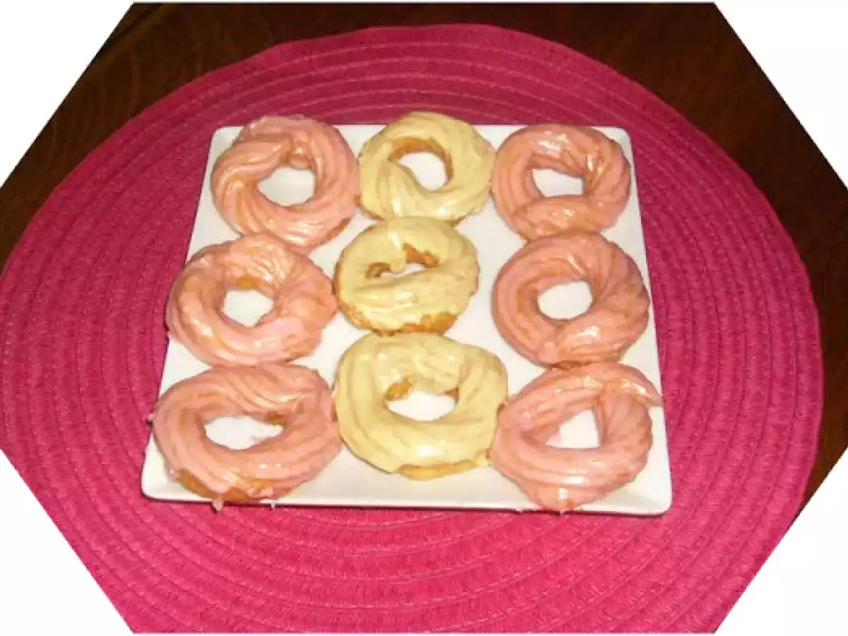 Rosquillas con pata Choux fritas