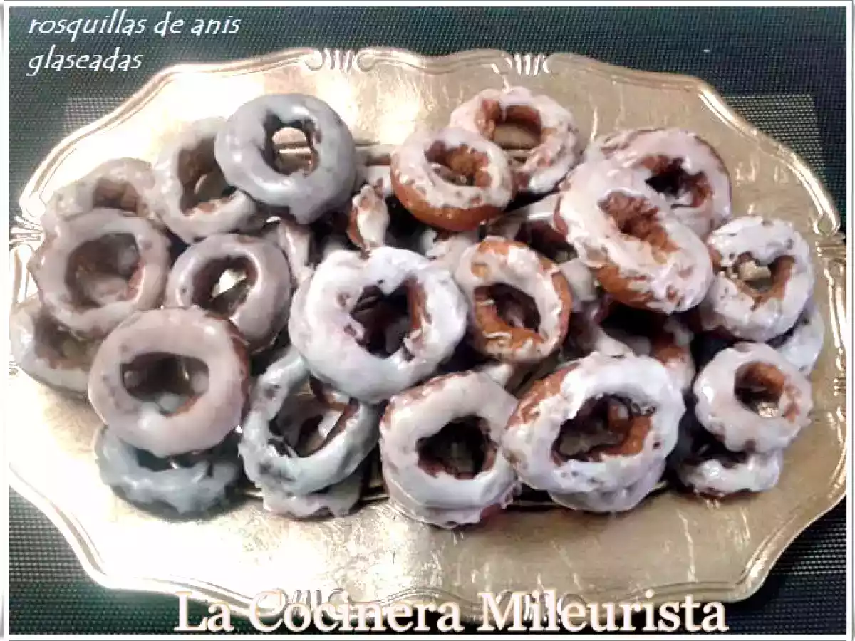 Rosquillas de anís glaseadas
