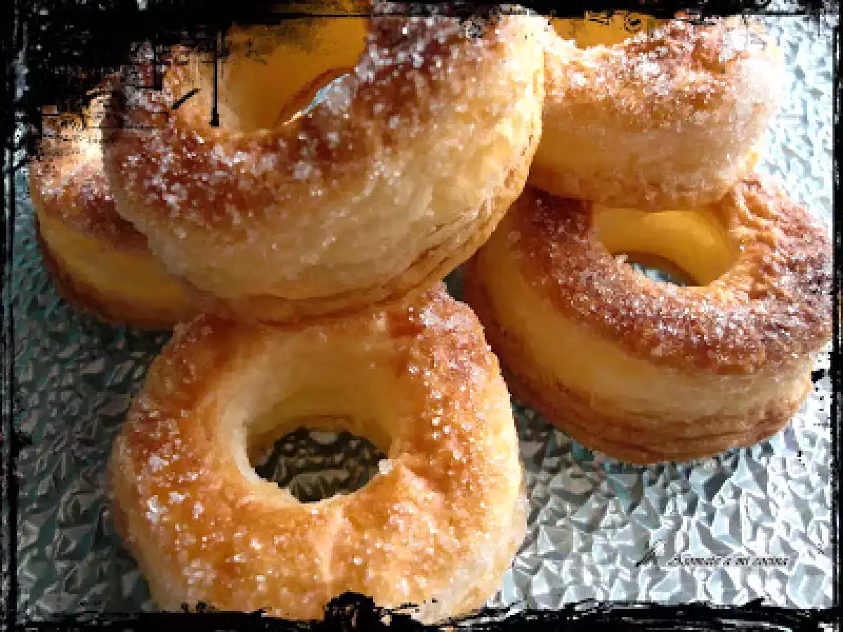 Rosquillas de hojaldre