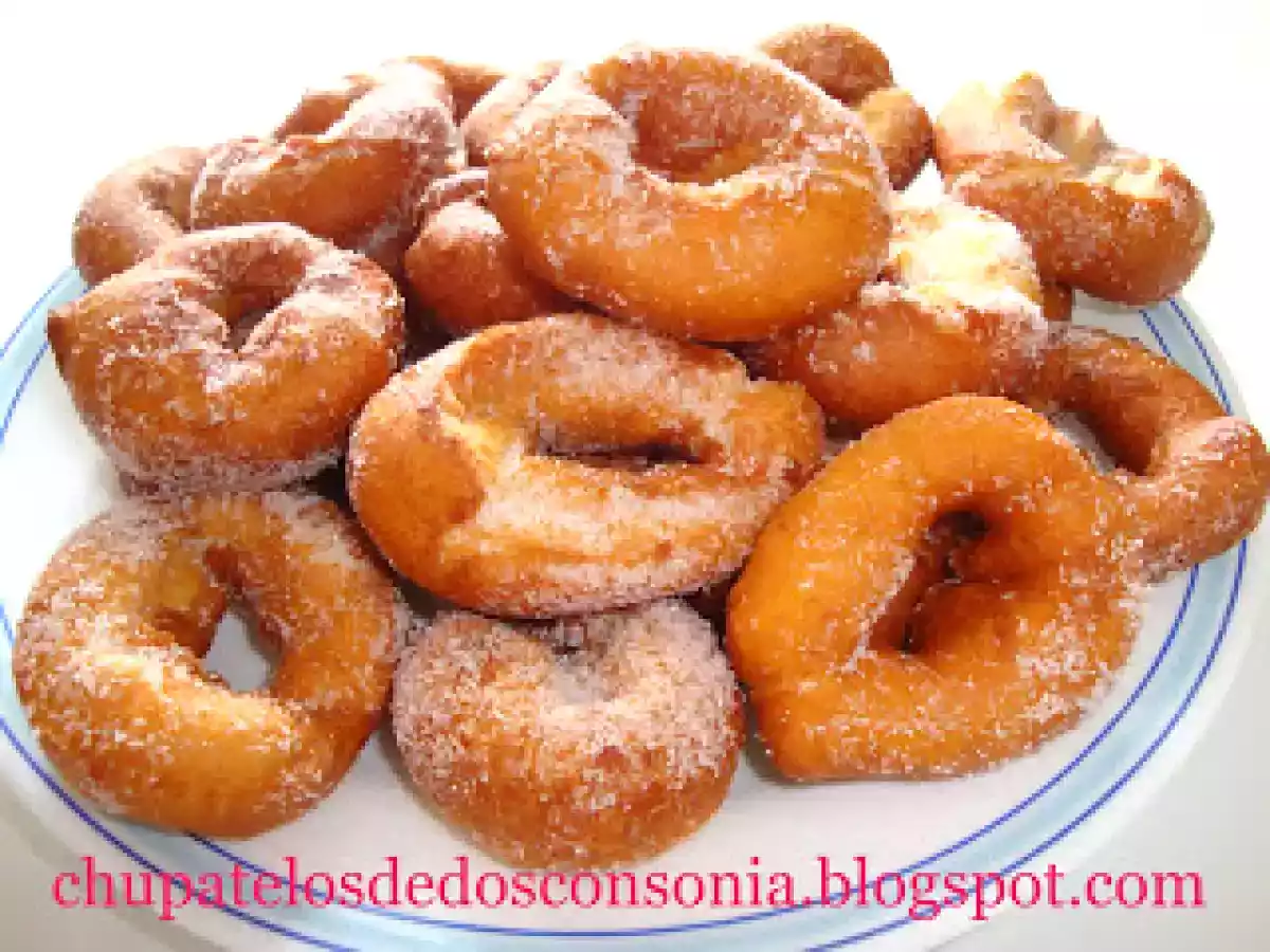 Rosquillas de leche condensada