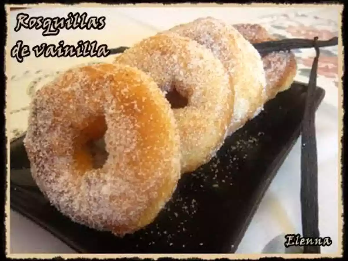 Rosquillas de vainilla