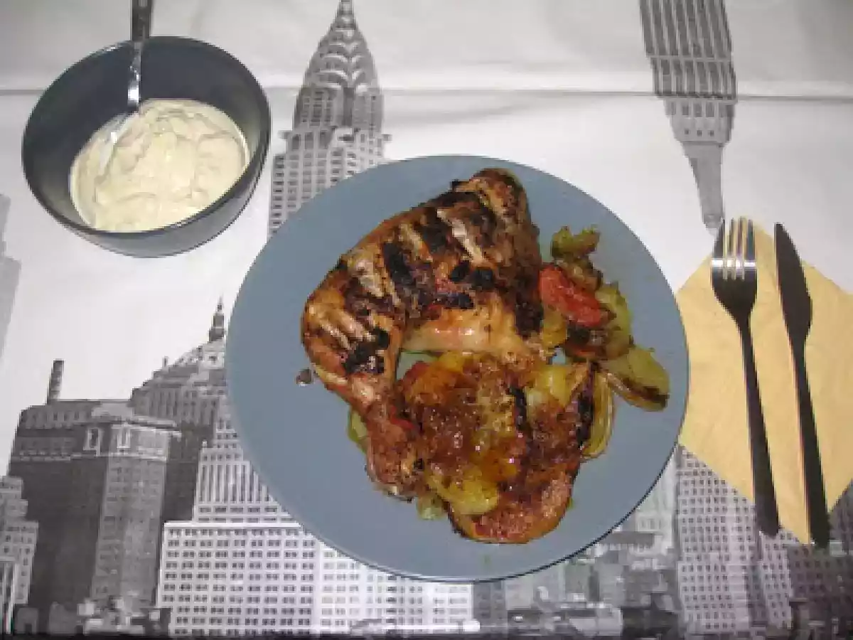 Rostidera de pollo (Asado de pollo)