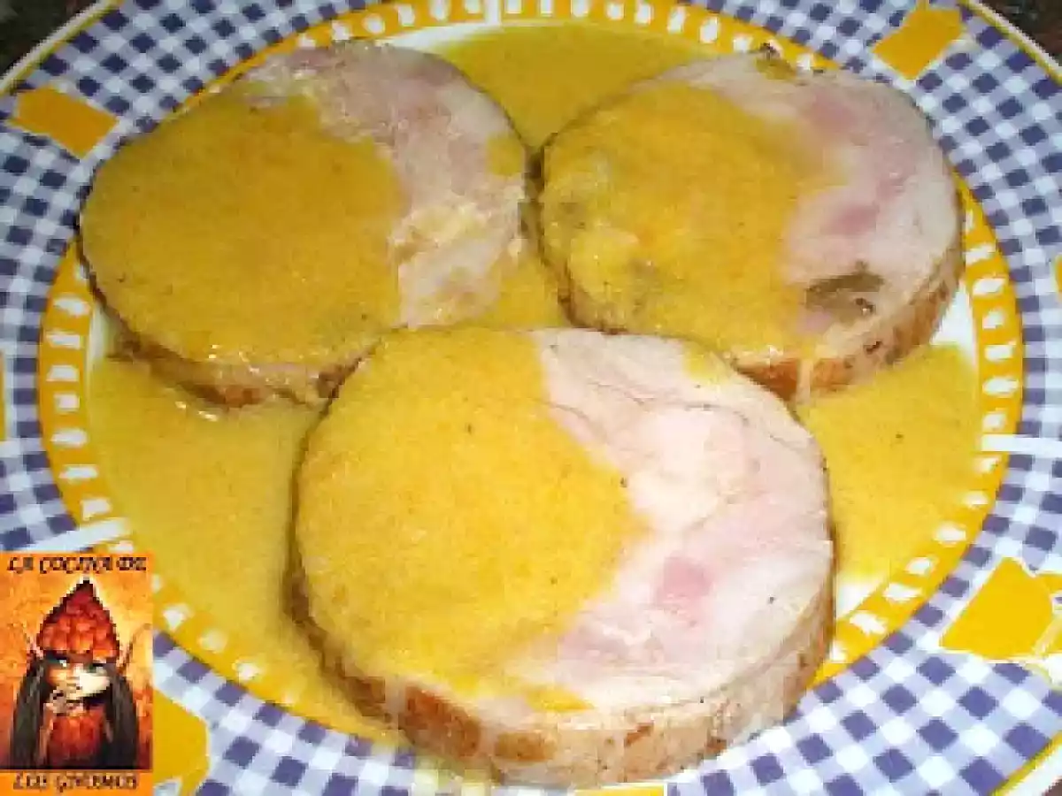 Roti de pavo en salsa