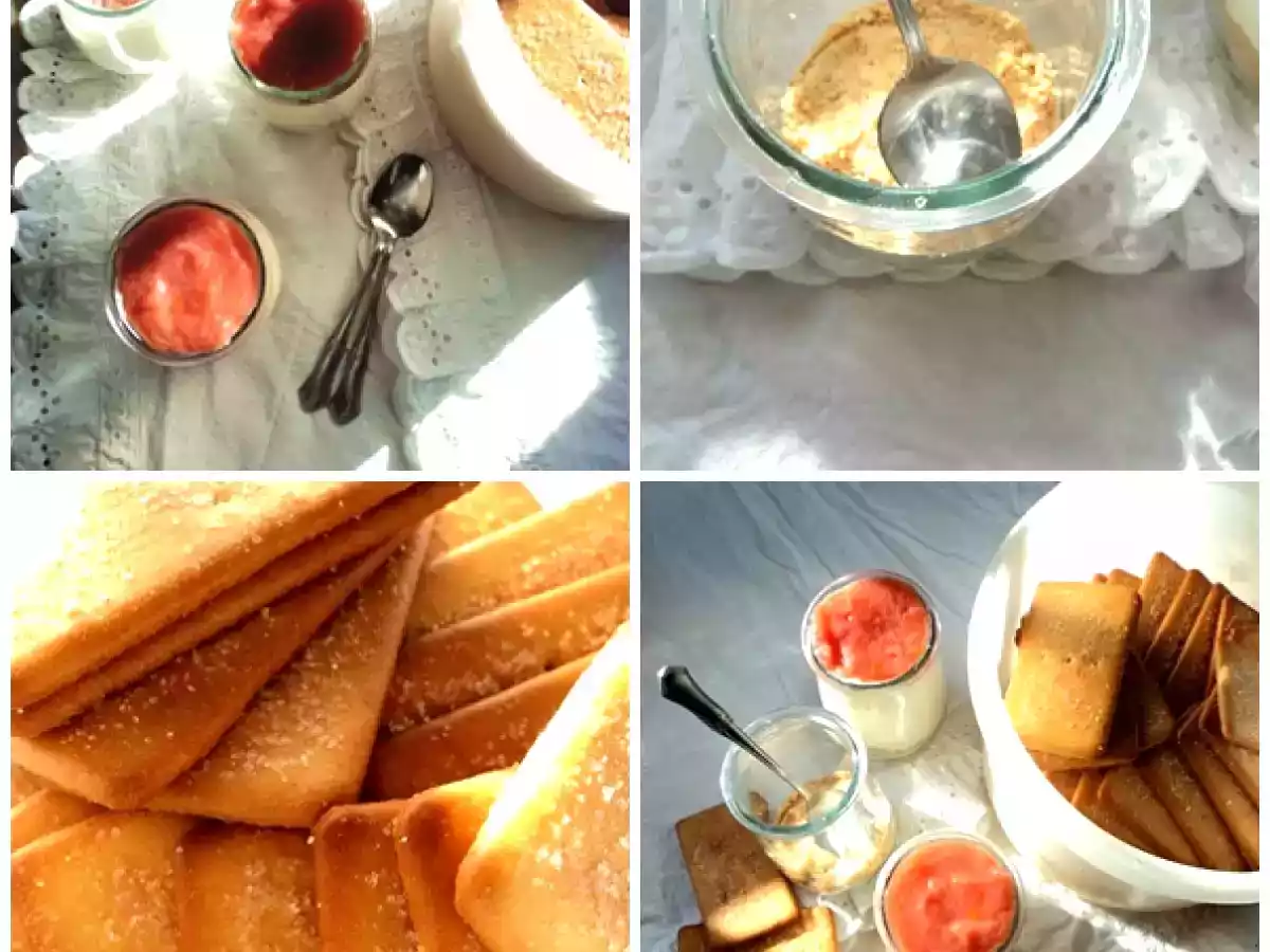 Ruibarbo con crema de coco - foto 2