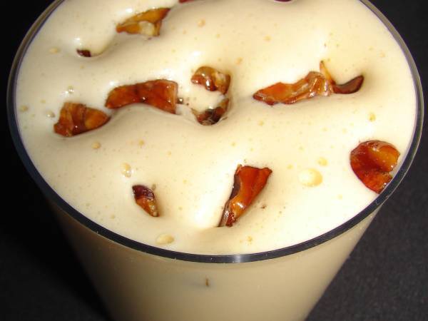 Sabayon con nueces acarameladas