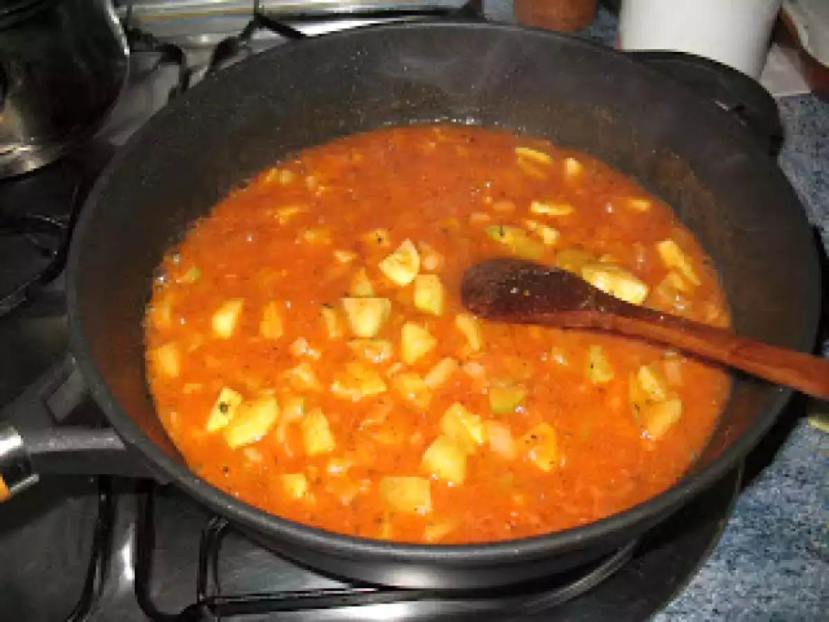 Saccottini de bacon y rúcula con salsa de calabacín y gambas - foto 9