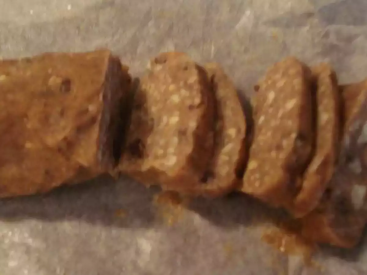 Salame di cioccolato (Salami de chocolate)