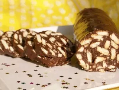 Salami de chocolate de emi - Receta Petitchef