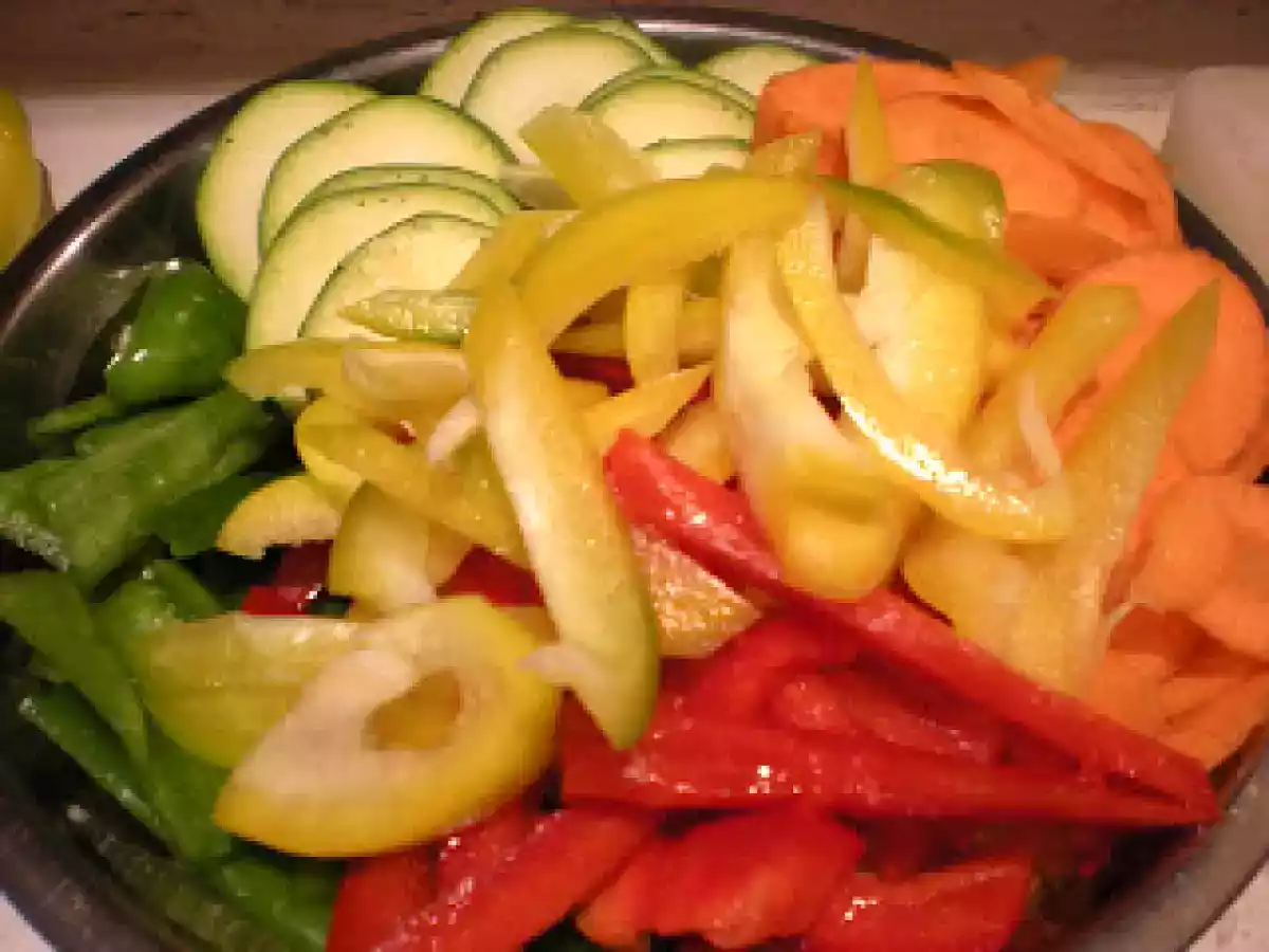 Salchichas de pollo salteadas - foto 3