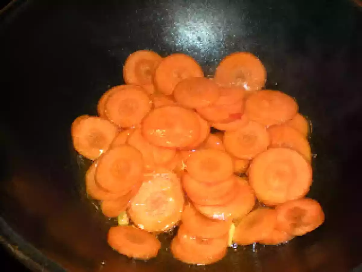 Salchichas de pollo salteadas - foto 5