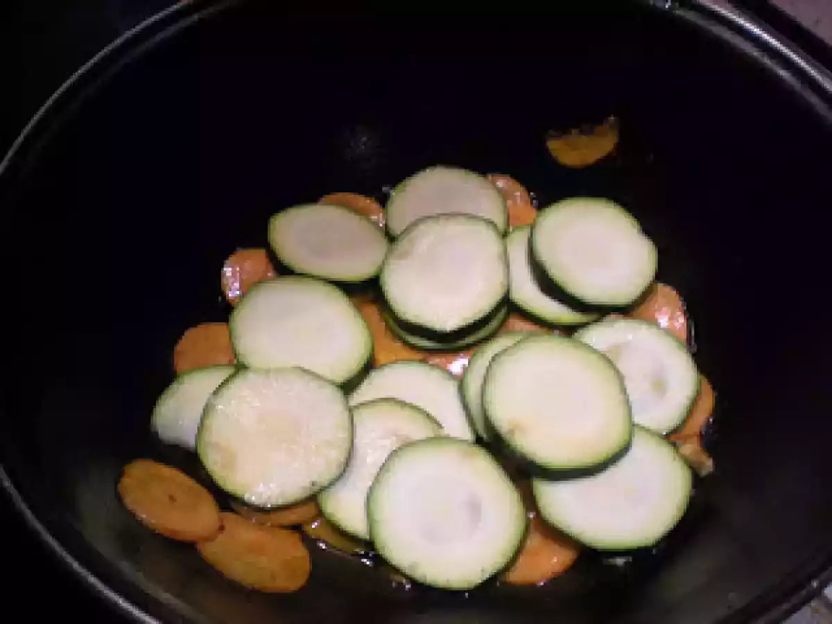 Salchichas de pollo salteadas - foto 6