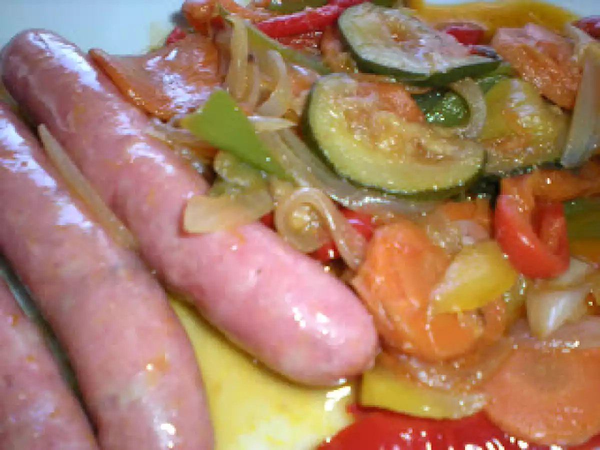 Salchichas de pollo salteadas - foto 9