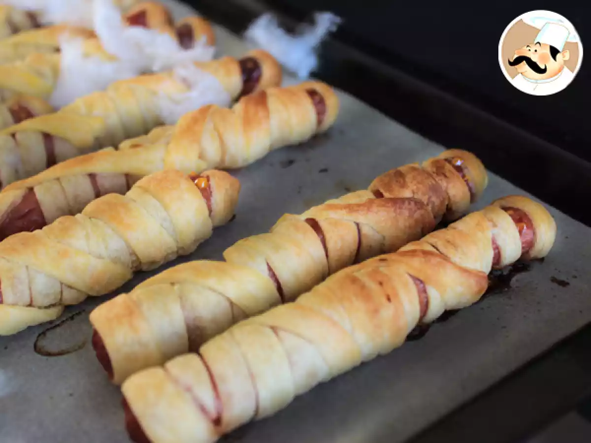 Salchichas momia para Halloween - foto 2