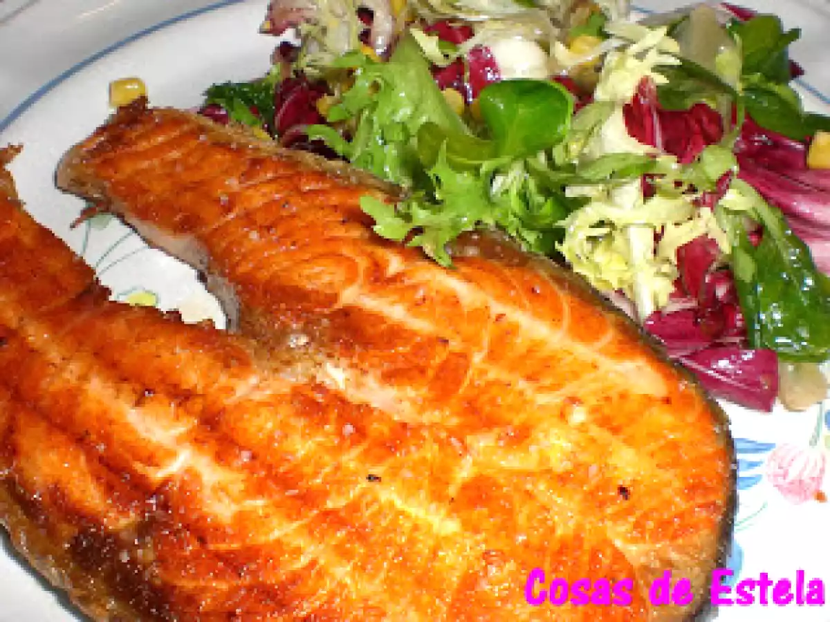 Salmón a la plancha