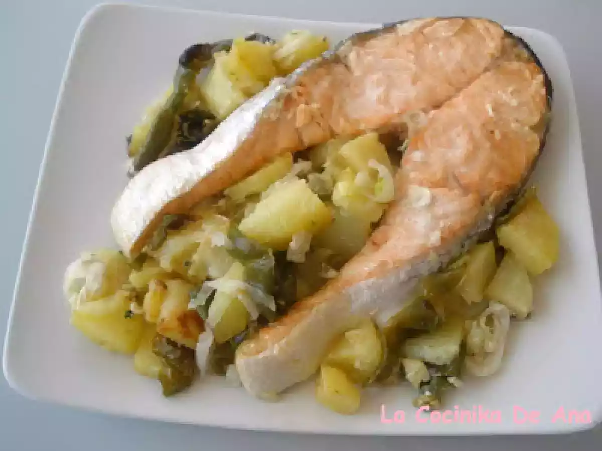 Salmón al horno
