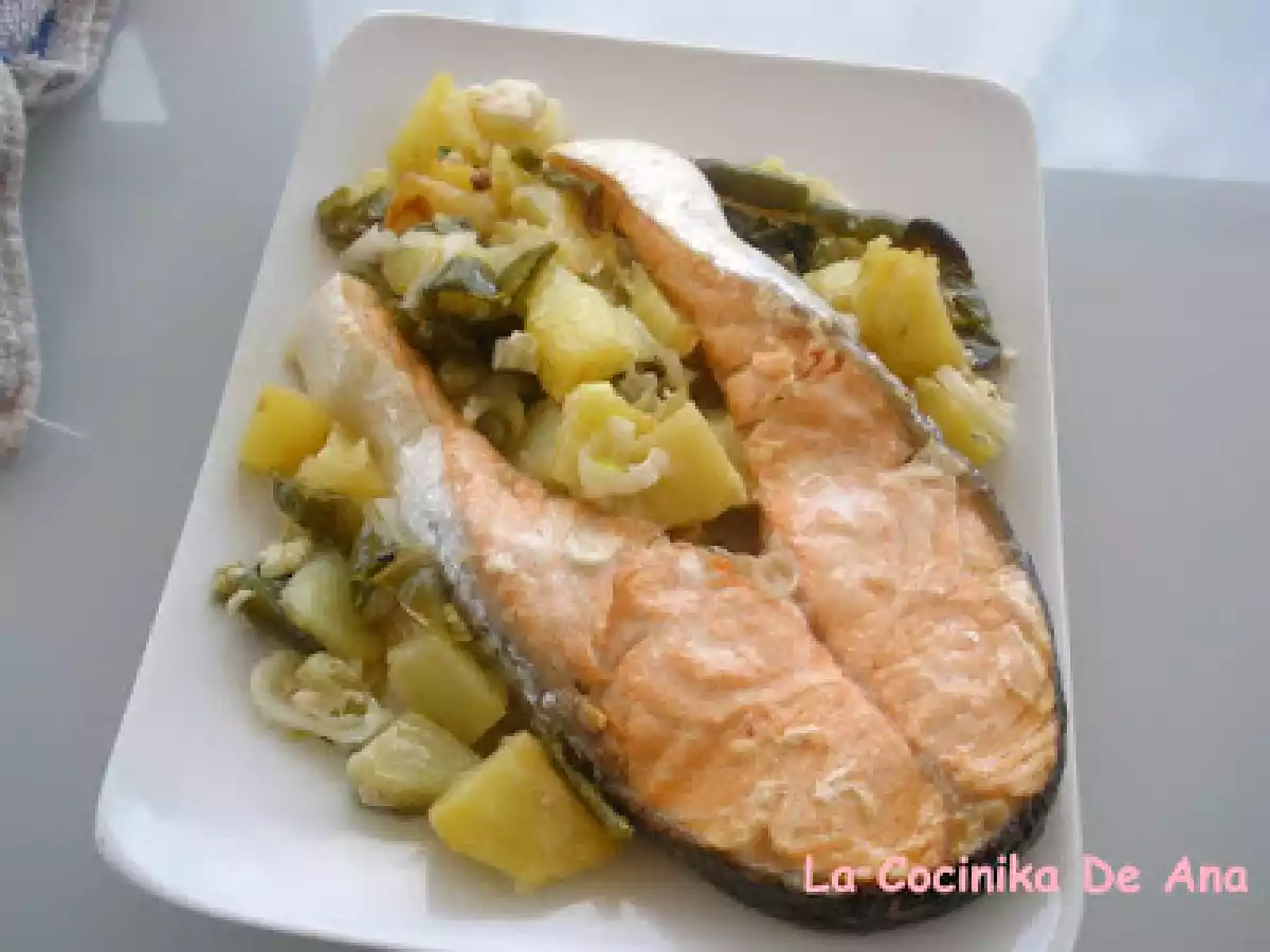 Salmón al horno - foto 3
