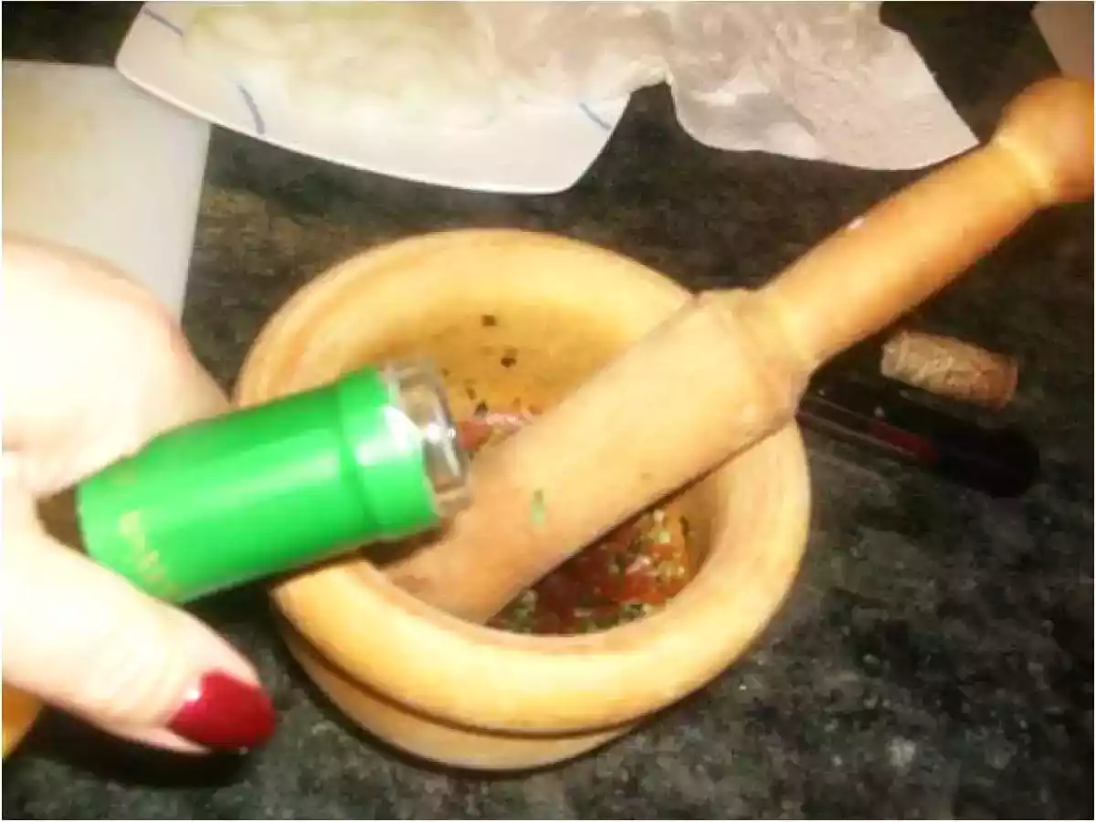 SALMON AL HORNO SOBRE UNA RICA CAMA - foto 7