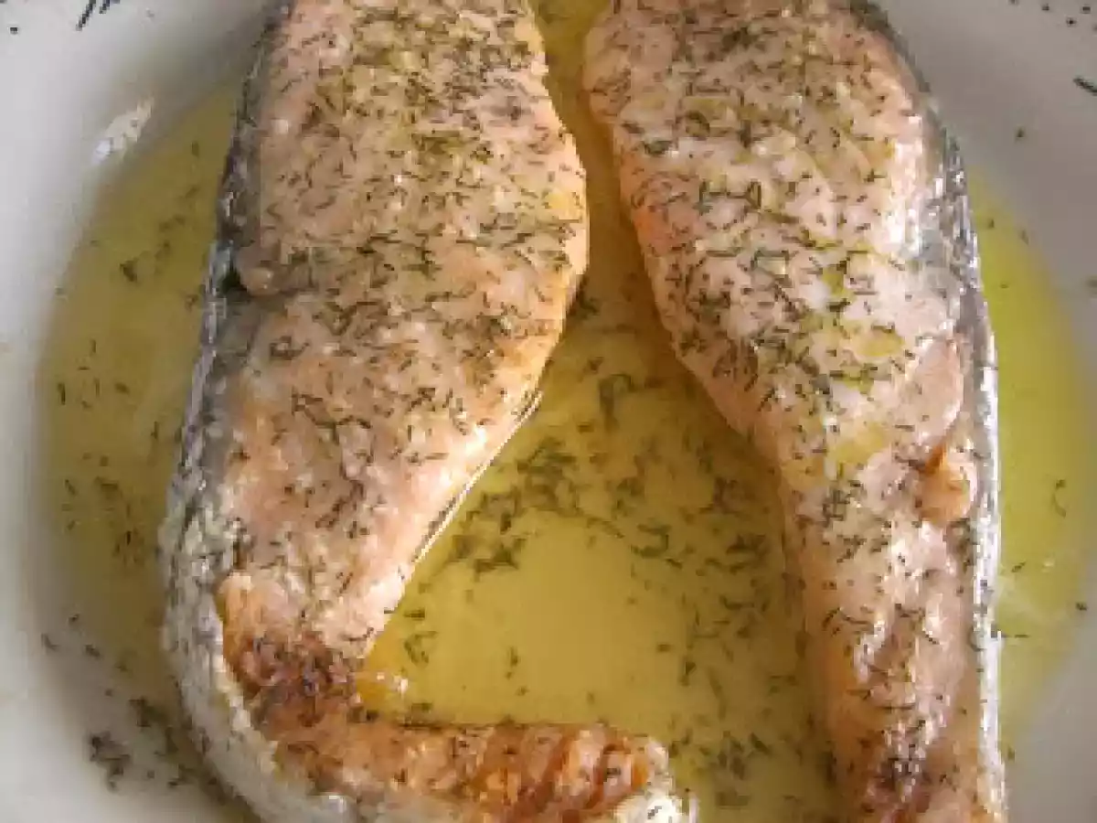 Salmón al microondas