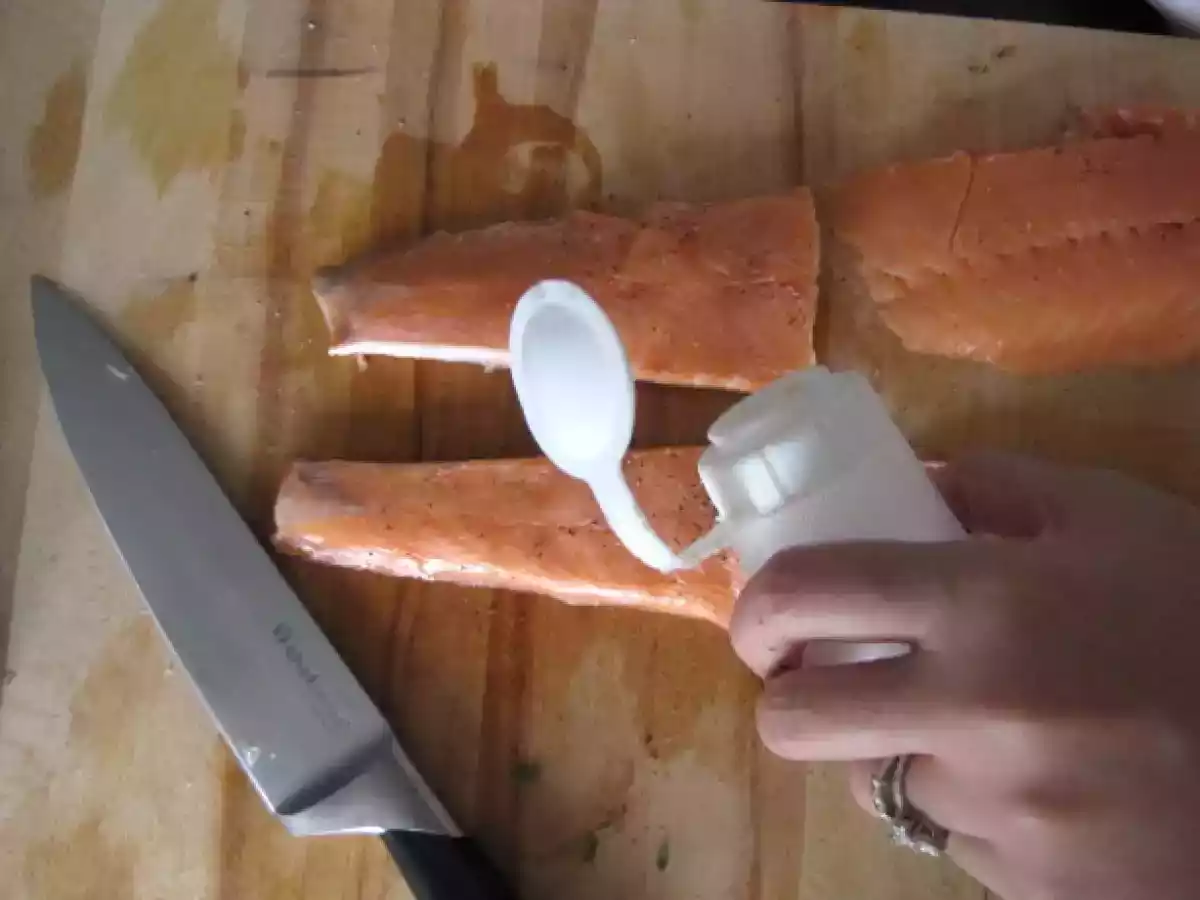 Salmon con salsa agridulce - foto 2