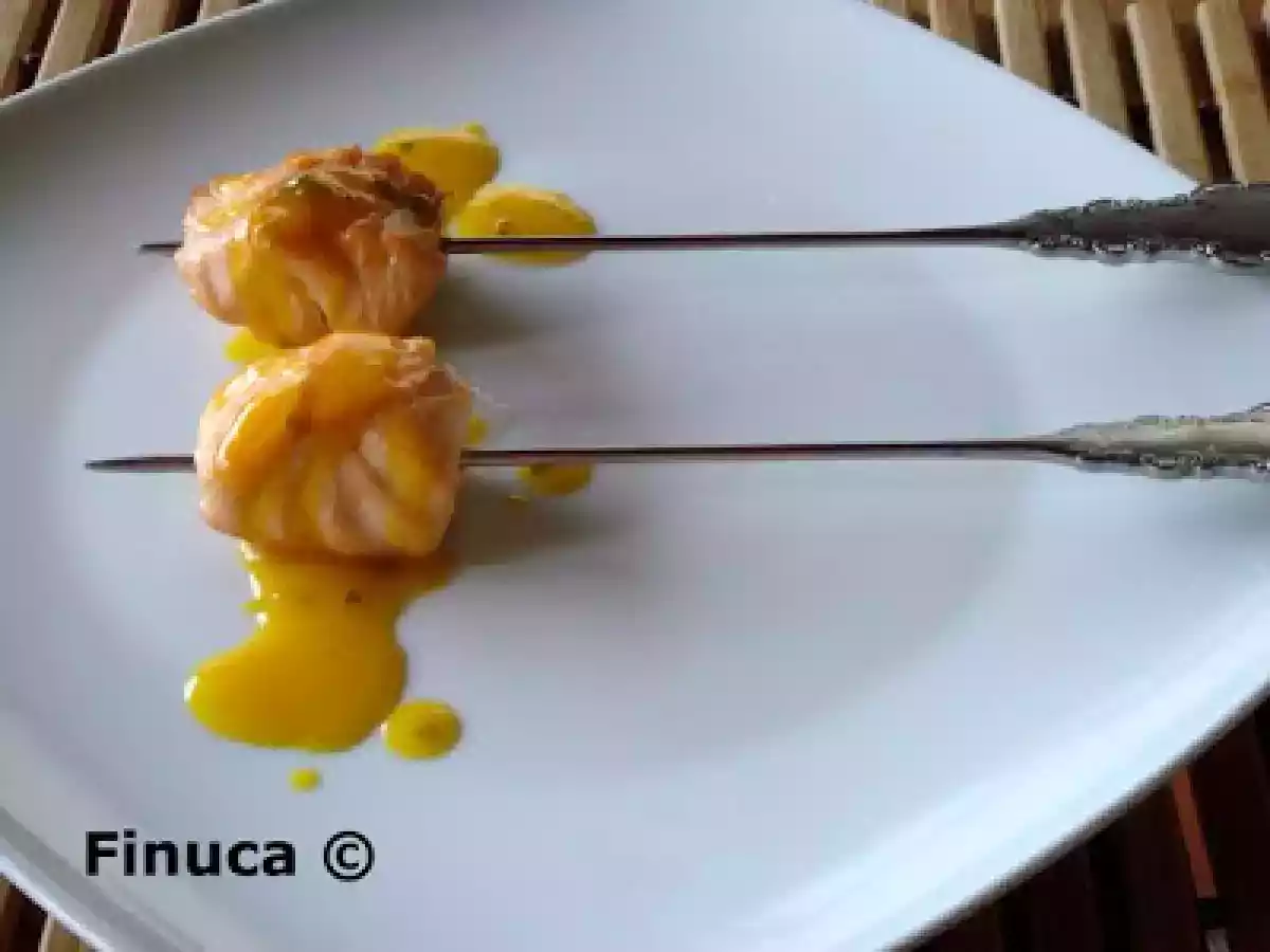 Salmón con salsa de naranja y limón - foto 2