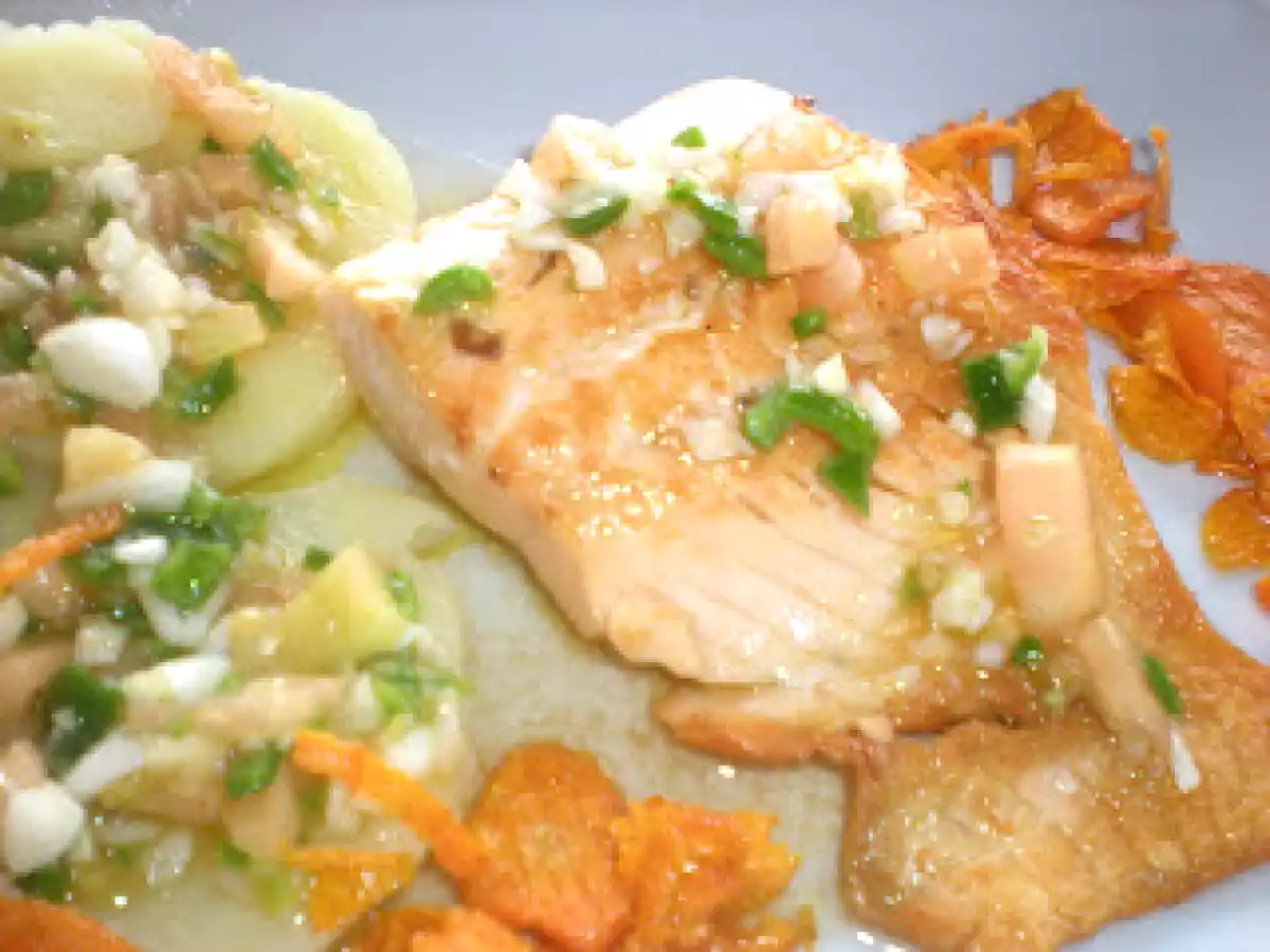 Salmón con salsa vinagreta - foto 10