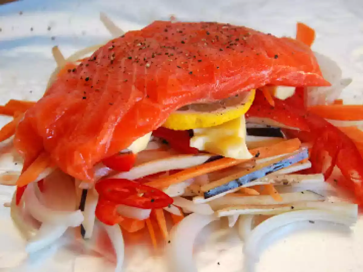 Salmón en papillote - foto 2
