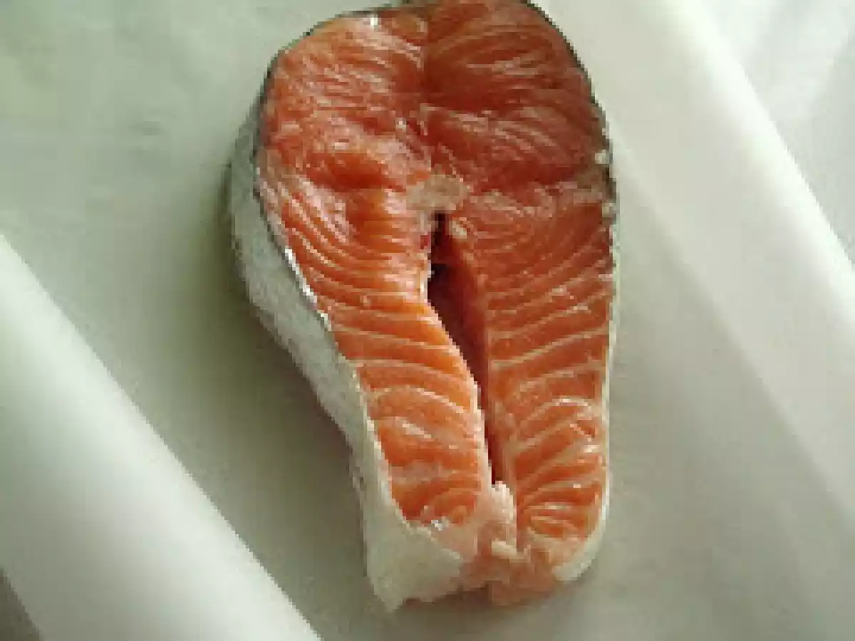 Salmón en papillote con salsa de mostaza y pepinillos - foto 2