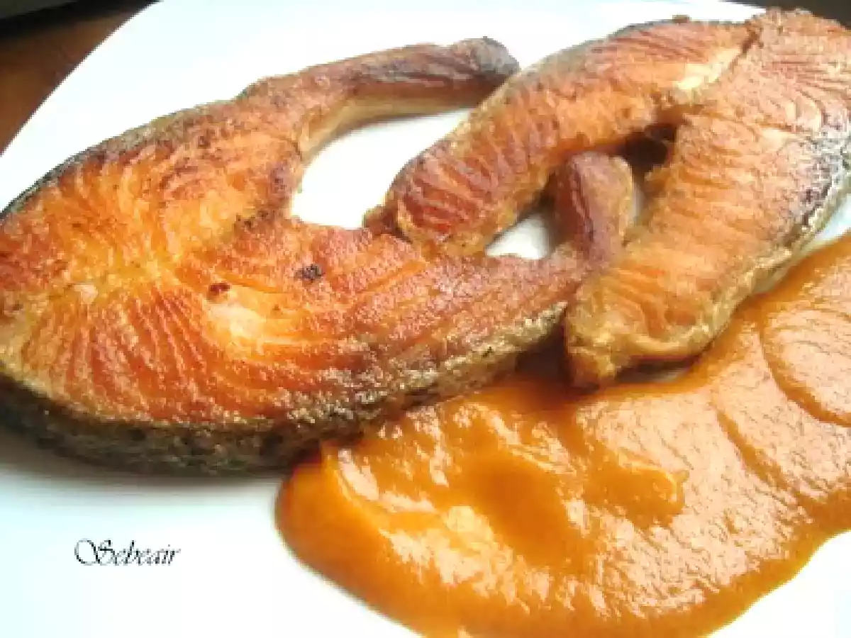 SALMON EN SALSA DE ESTRAGON (thermomix)