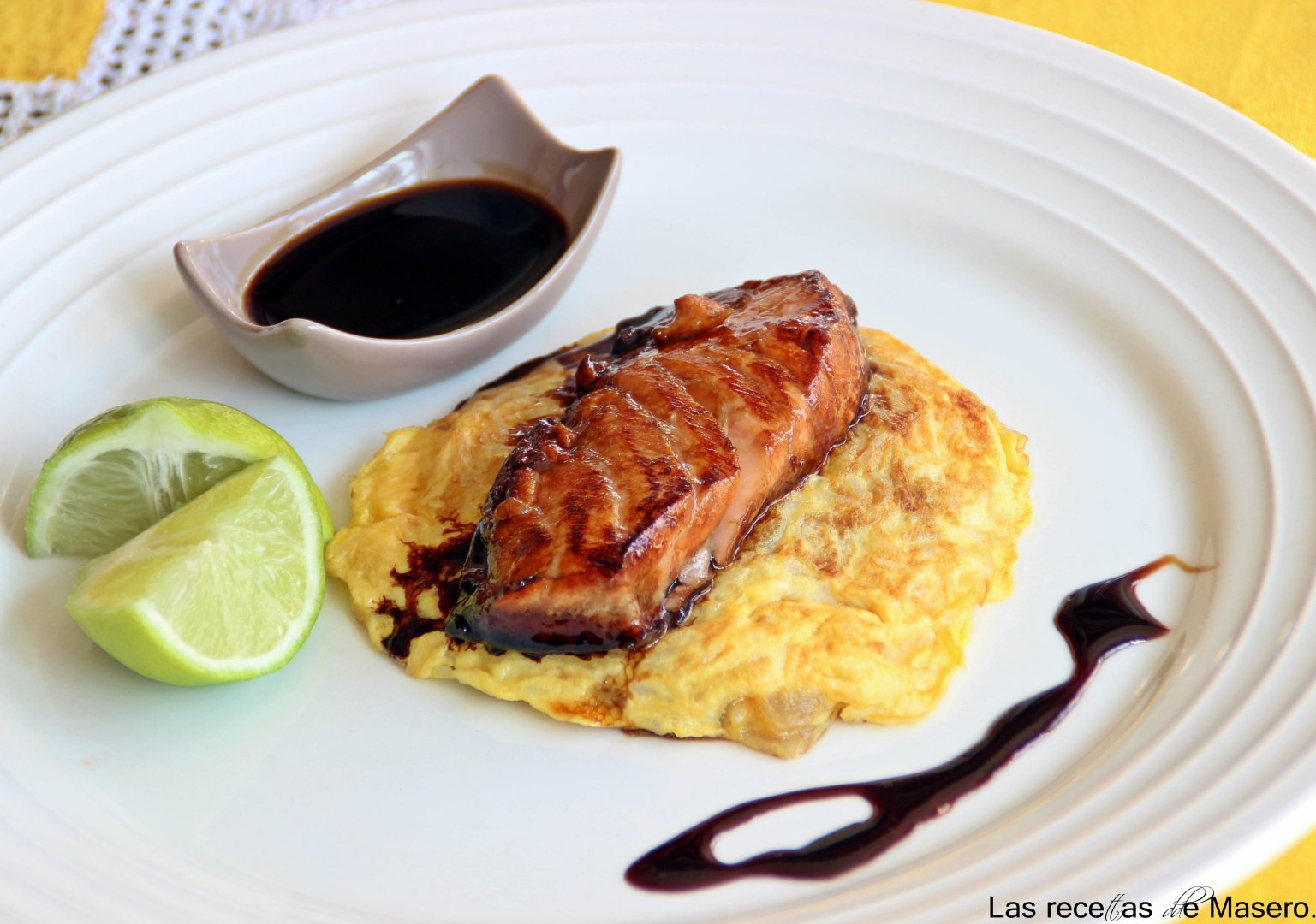 Salmón en salsa de soja Receta Petitchef