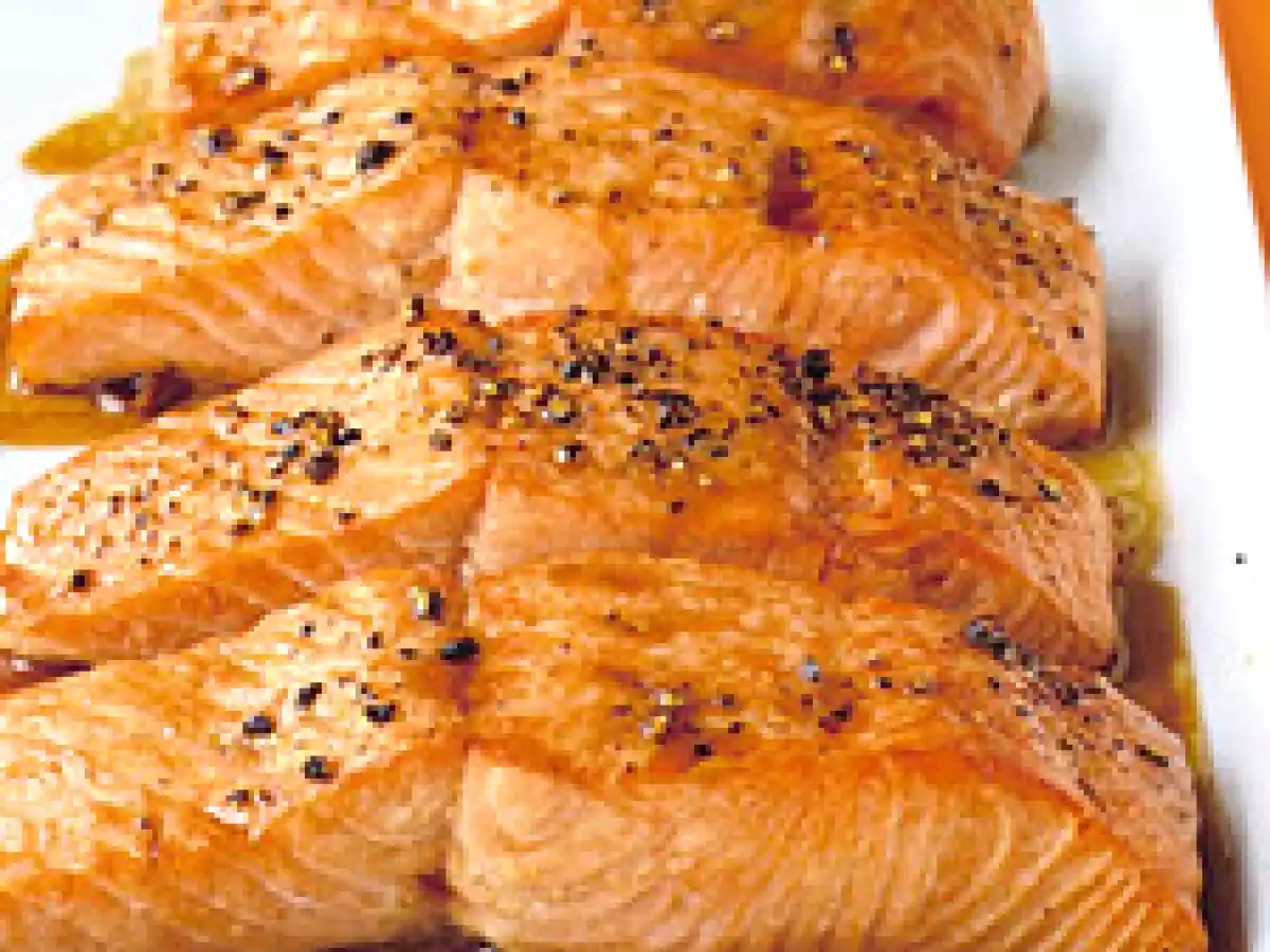 Salmón Glaseado a la Soja (Salmón Ford)