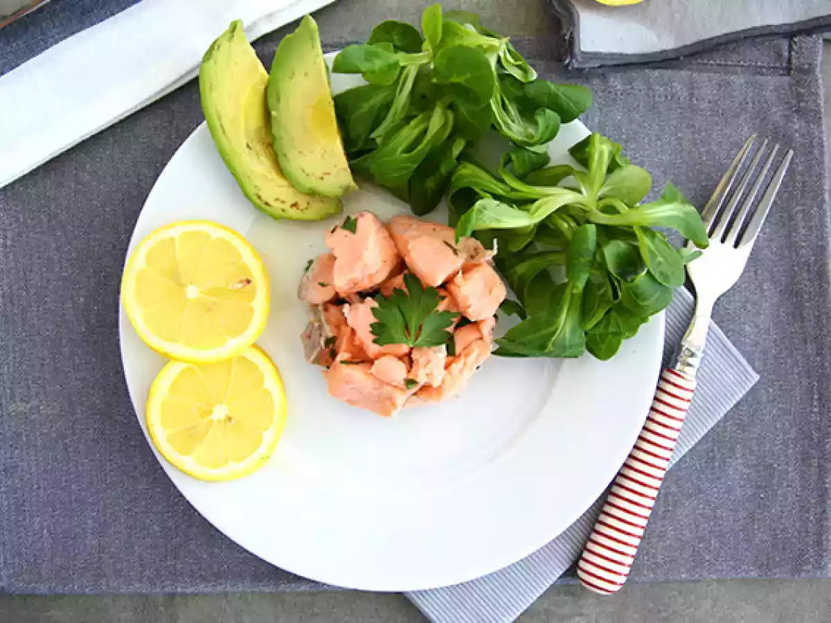 Salmón marinado (con limón) - foto 2