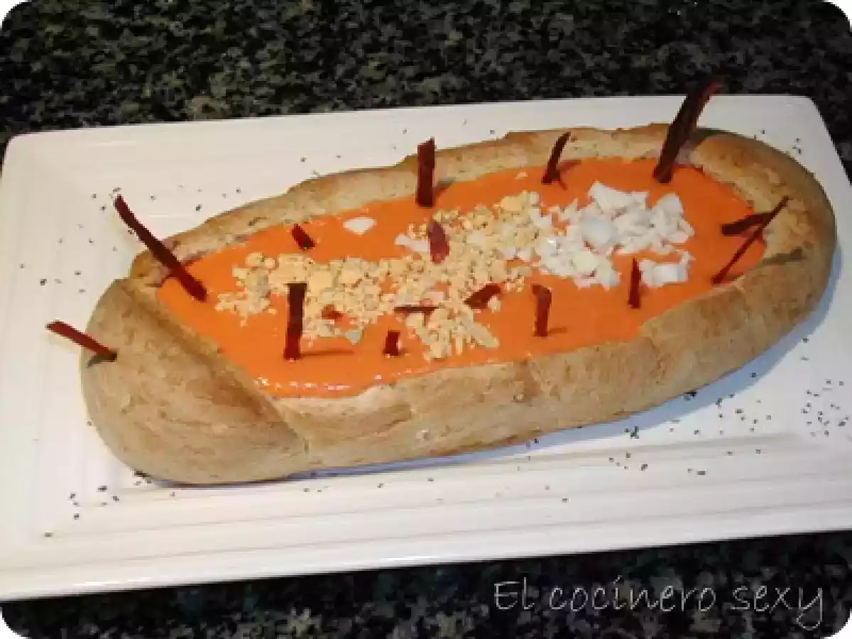 Salmorejo Cordobés con crujiente de jamón - foto 3