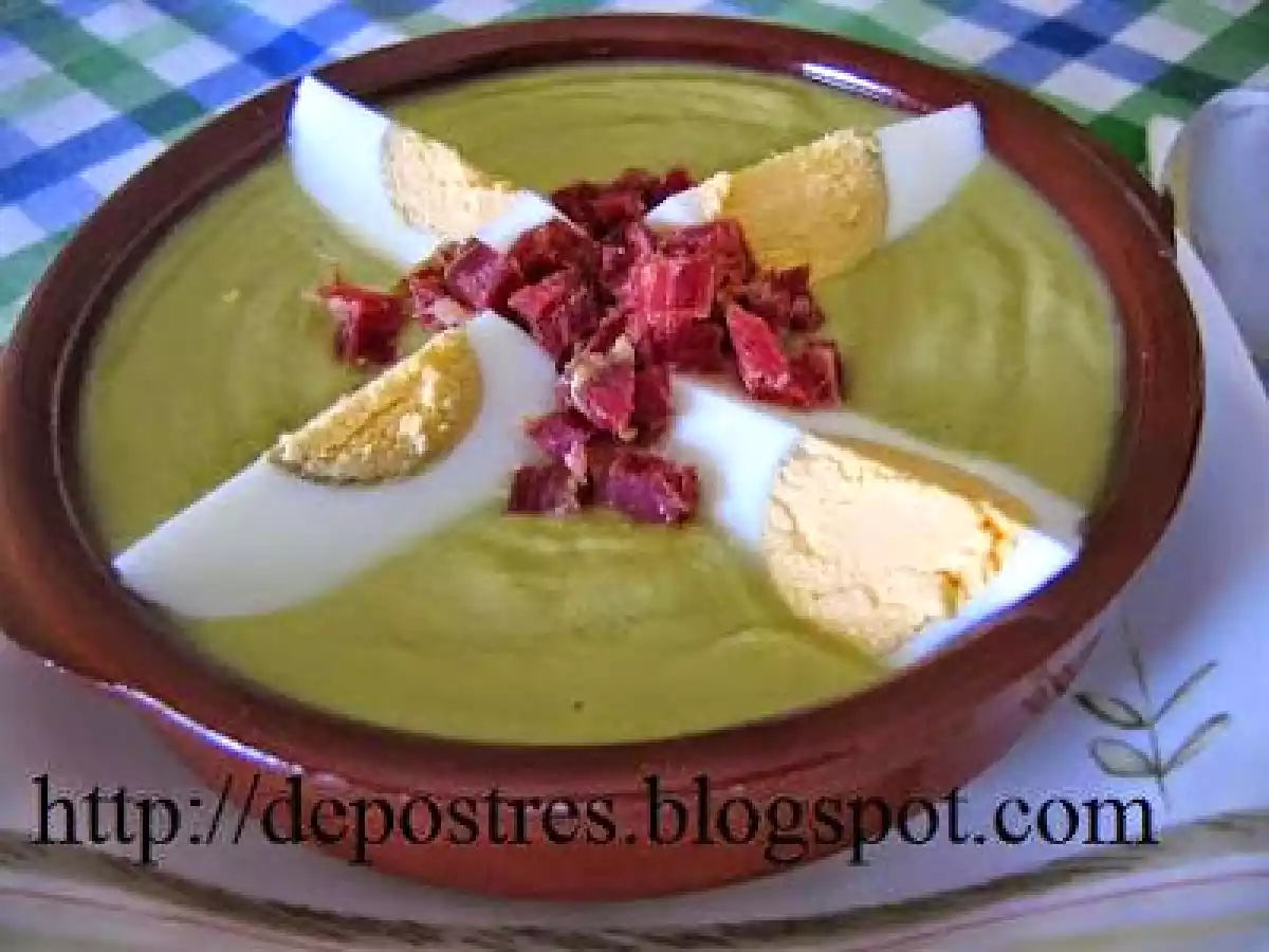 Salmorejo de espárragos