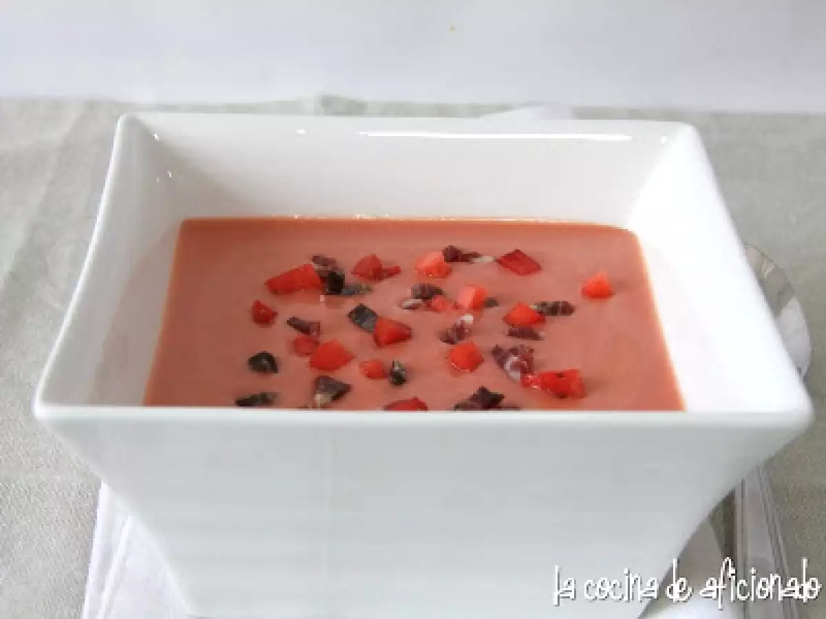 Salmorejo de fresas - foto 2