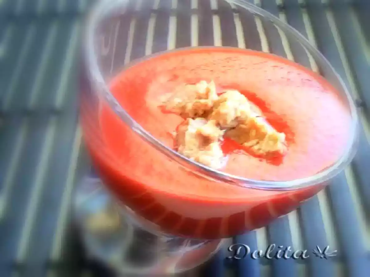 Salmorejo de remolacha suave y sencillo