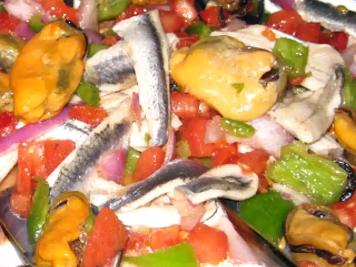 Salpicón de boquerones y mejillones - foto 2