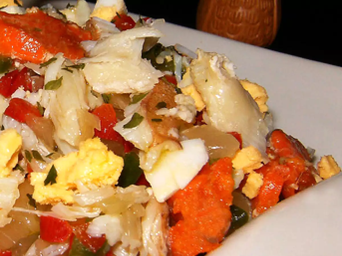 Salpicón de buey de mar