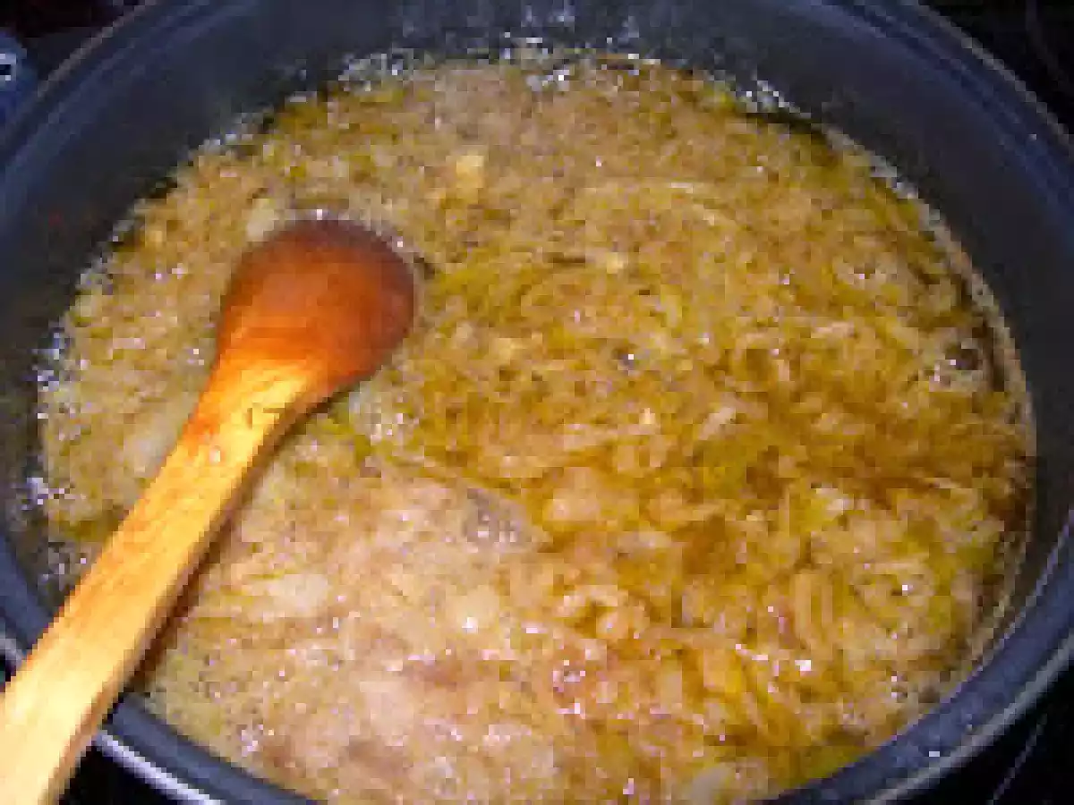 Salsa de cebolla confitada. Paso a paso - foto 3