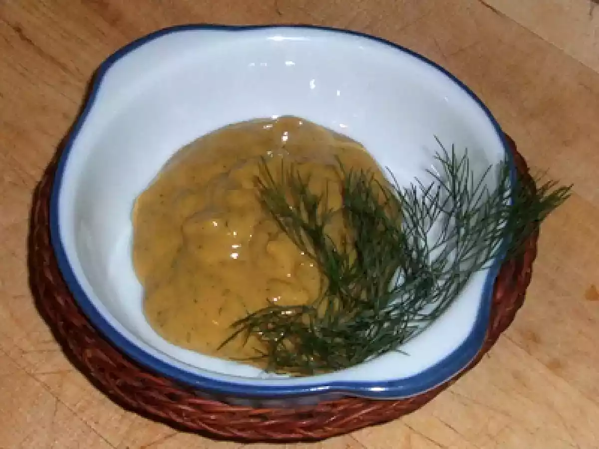 Salsa de mostaza con eneldo