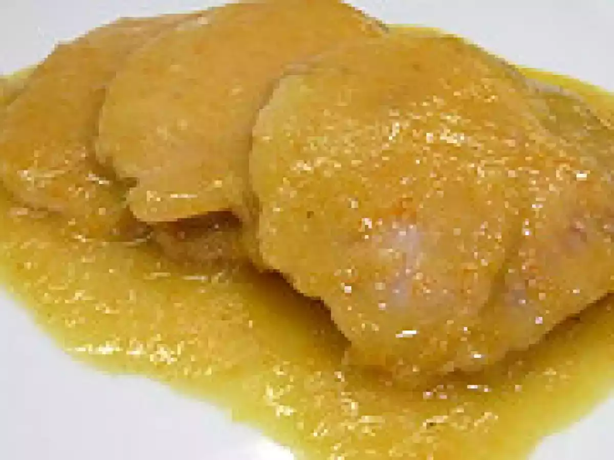 Salsa de naranja para carnes frías