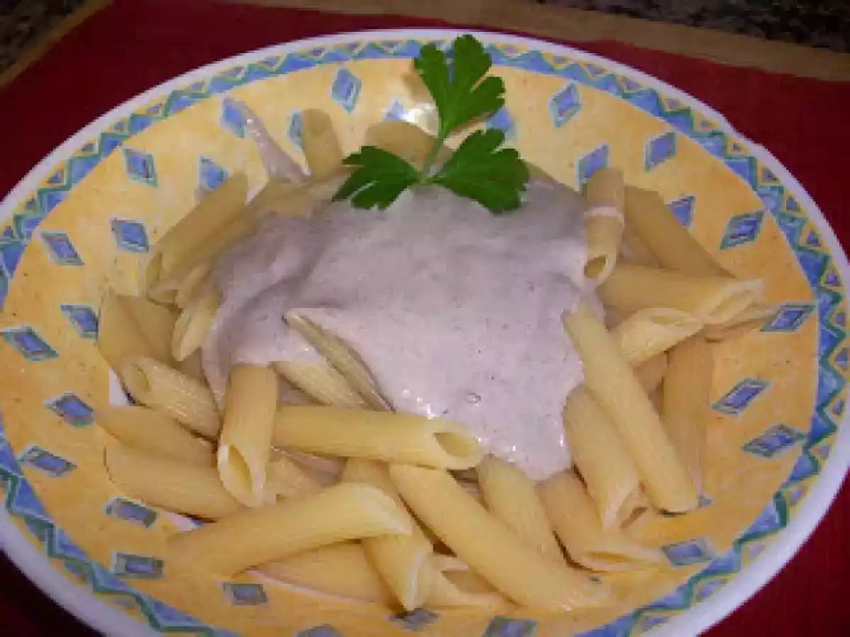 Salsa de setas con pasta de trufa blanca